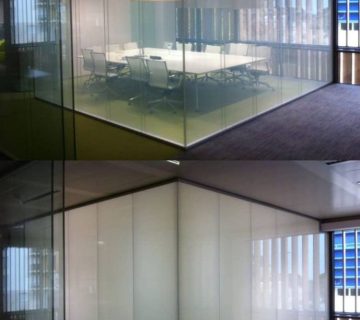 دیوارهای شیشه ای هوشمند