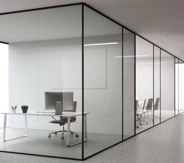 پارتیشن شیشه‌ای: بهره‌وری و کاهش استرس